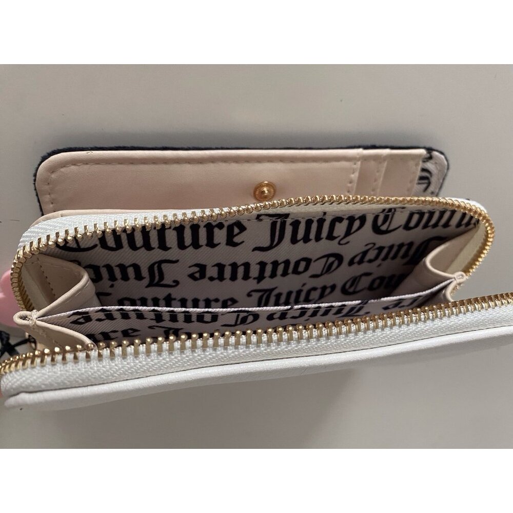 Juicy Couture Juicy In Bloom Multi Compartment Bifold Wallet‎ Liquorice NEW - Picture 8 of 13